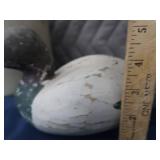 VINTAGE UNMARKED JUG / HAND CARVED DECOY