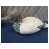 VINTAGE UNMARKED JUG / HAND CARVED DECOY