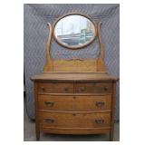 GORGEOUS ANTIQUE? DRESSER WITH MIRROR