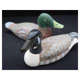 2 VINTAGE HAND PAINTED / CARVED DECOYS