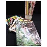 ASSORTED ADULT MAGAZINES AND A COFFEE TABLE BOOK