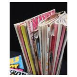 ASSORTED ADULT MAGAZINES AND A COFFEE TABLE BOOK