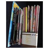 ASSORTED ADULT MAGAZINES AND A COFFEE TABLE BOOK