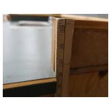 WOOD VANITY WITH SINK / FAUCET