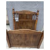 WOOD TWIN BED / DRAWERS /  HEAD / FOOT BOARD PLUS