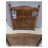WOOD TWIN BED / DRAWERS /  HEAD / FOOT BOARD PLUS