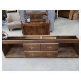 WOOD TWIN BED / DRAWERS /  HEAD / FOOT BOARD PLUS