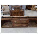WOOD TWIN BED / DRAWERS /  HEAD / FOOT BOARD PLUS