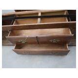 WOOD TWIN BED / DRAWERS /  HEAD / FOOT BOARD PLUS