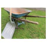 WHEELBARROW / #2 SCOOP SHOVEL