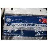 NEW RANGE ELECTRIC POWER CORD PLUS