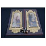 ANTIQUE COPPER / BRASS DOOR KNOB AND WALL HANGINGS