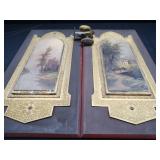 ANTIQUE COPPER / BRASS DOOR KNOB AND WALL HANGINGS