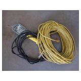 EXTRA LONG EXTENSION CORD AND TROUBLE LIGHT