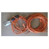 EXTENSION CORD AND TROUBLE LIGHT