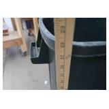 THREE RUBBER MAID 30 GALLON TRASH CANS