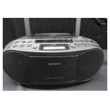 SONY BOOM BOX & CD CLOCK RADIO
