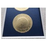 SIGNED FRAMED PRINT AND WOOD BURNING ART