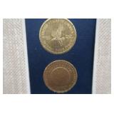 SIGNED FRAMED PRINT AND WOOD BURNING ART