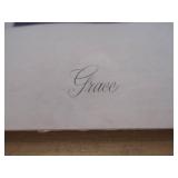 VINTAGE PICTURE GRACE LITHOGRAPH AND ANTIQUE FRAME