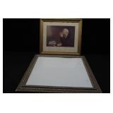 VINTAGE PICTURE GRACE LITHOGRAPH AND ANTIQUE FRAME
