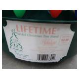 3 INDOOR / OUTDOOR LIVE CHRISTMAS TREE STANDS + LIGHTS