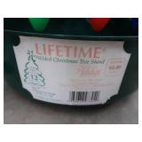 3 INDOOR / OUTDOOR LIVE CHRISTMAS TREE STANDS + LIGHTS