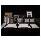 HUGE LOT OF FRAMES, WOOD AND METAL