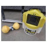 LIVE BAIT BUCKET, MARKING BOUY, AND LADDER