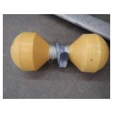 LIVE BAIT BUCKET, MARKING BOUY, AND LADDER