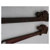 18" PIPE WRENCHES SK & RIDGID