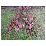 25 ELECTRIC FENCE POLES + EXTRAS