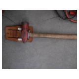 JUMPER CABLES AND BLACKSMITH HAMMER