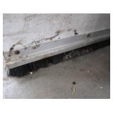 A SET OF TWO HEAVY DUTY STEEL AND GLASS METAL SAFETY DOORS