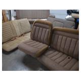 ASSORTMENT OF 4 VINTAGE AUTOMOBILE SEATS