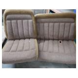 ASSORTMENT OF 4 VINTAGE AUTOMOBILE SEATS