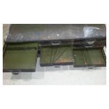 Vintage Metal Lyon 12 Drawer Organizer.