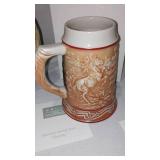 Avon Fine Collectible Steins (3) American Wildlife, Mustang, Grey Wolf.