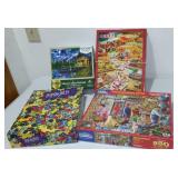 Puzzles (4) Great Clean Condition, complete.
