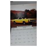 Vintage Gas Light Replica, Mustang, Muscle Car/Mopar Calendars.