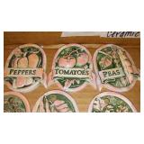 Ceramic Garden Markers (10)