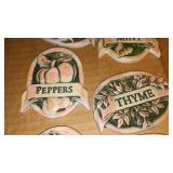 Ceramic Garden Markers (8)