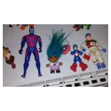 Assorted Action Figurines. Disney, Smurfs, Sesame Street, Toy Story.