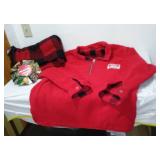 Marlboro Stadium Blanket, Miles Saver, Reversible Fleece Jacket (XL).