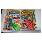 Vintage DC and Marvel Comics, Circa 60s/70s (10). Black Widow, Ghost Rider, Ghosts
