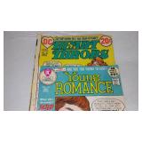 Vintage 1970s DC Comics, Romance (8) Young Love, Heart Throbs, Girls Romance.