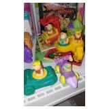 Assorted Flintstone Collectibles.