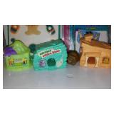 Assorted Flintstone Collectibles.