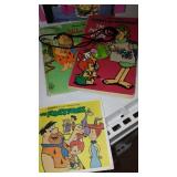 Assorted Flintstone Collectibles.