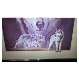 Framed Holographic Wolf.